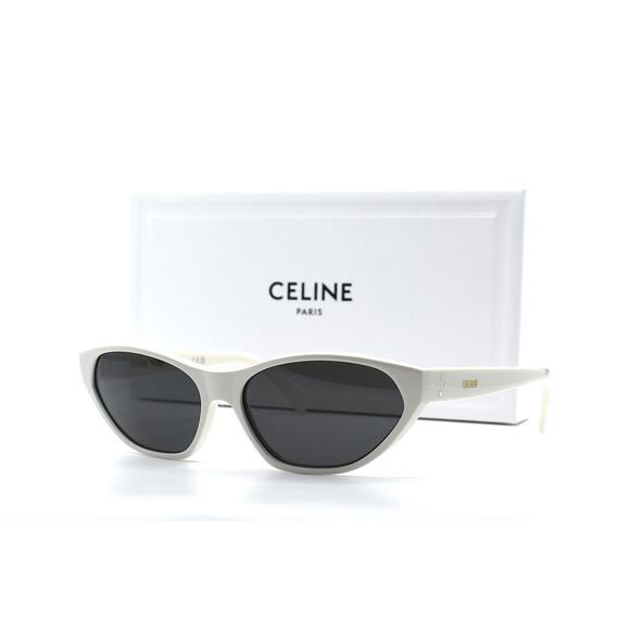 NEW CELINE PARIS CL40251U 25A WHITE GREY AUTHENTIC SUNGLASSES - Picture 6 of 14